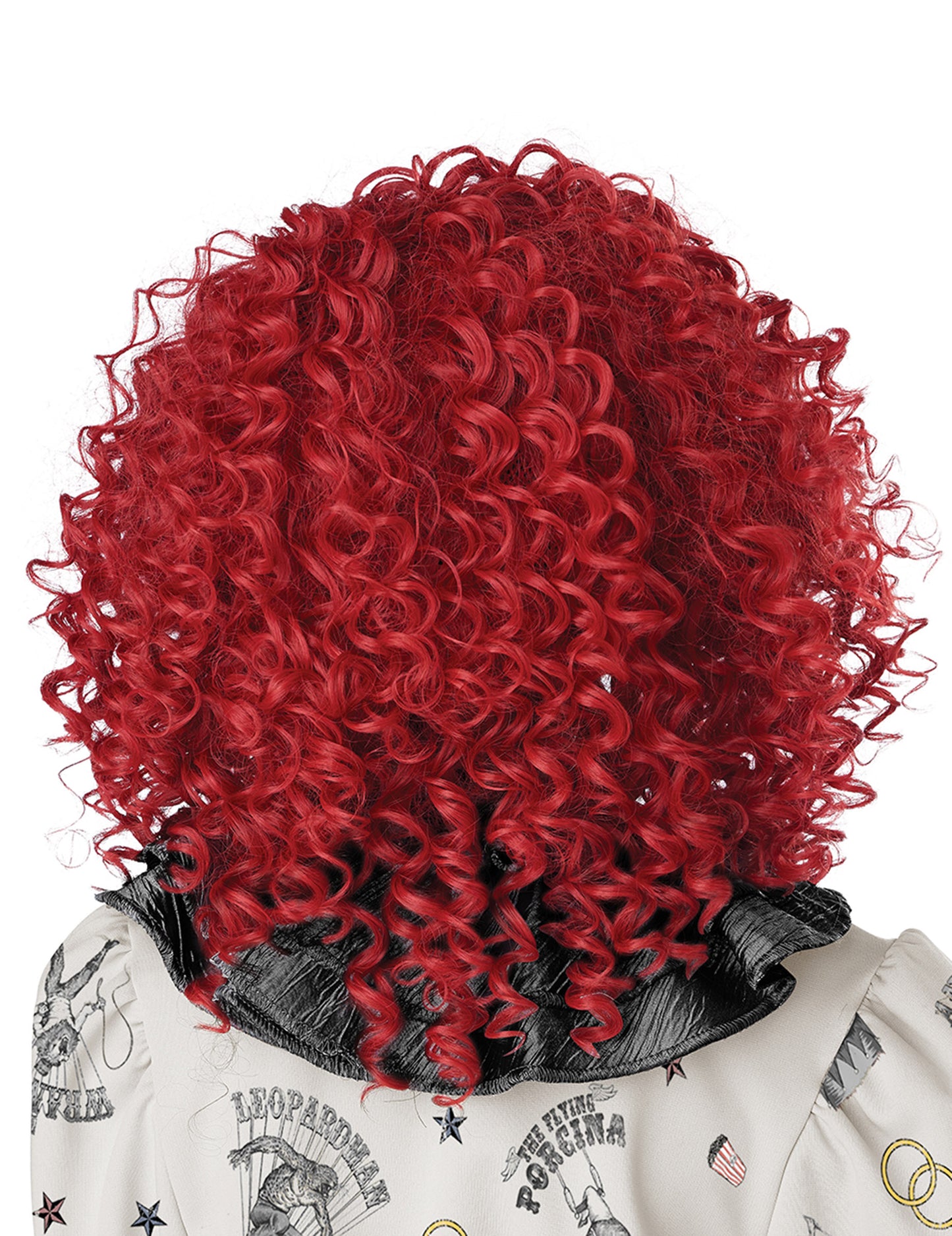 Paruka pro dospělé s červeným klaunem