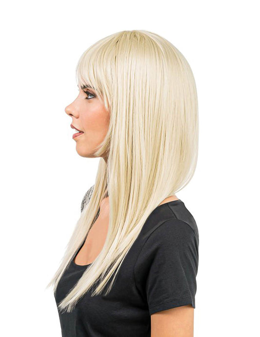 Dlouhá luxusní blond paruka k česání pro ženu