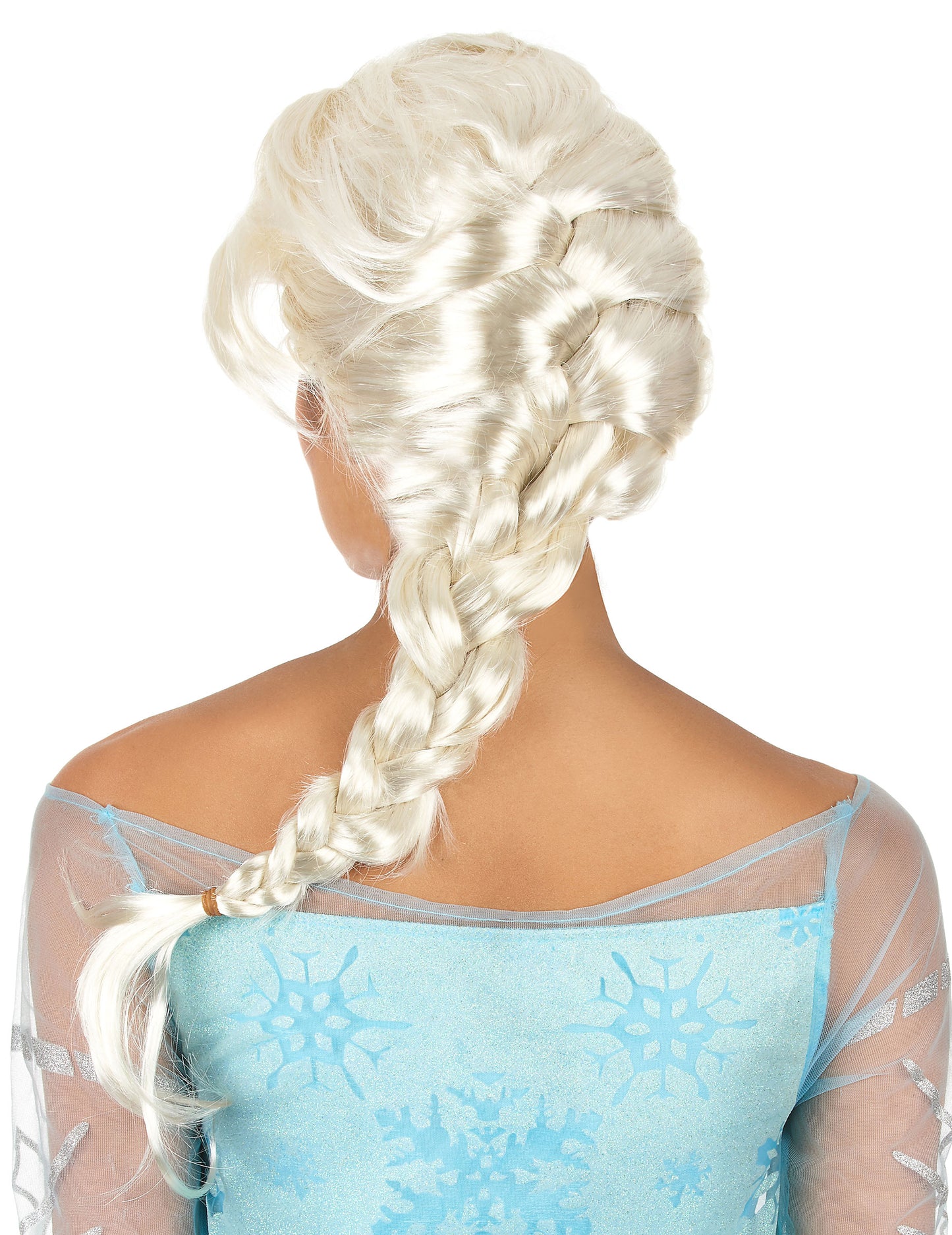 Blondýnská dámská paruka s copem