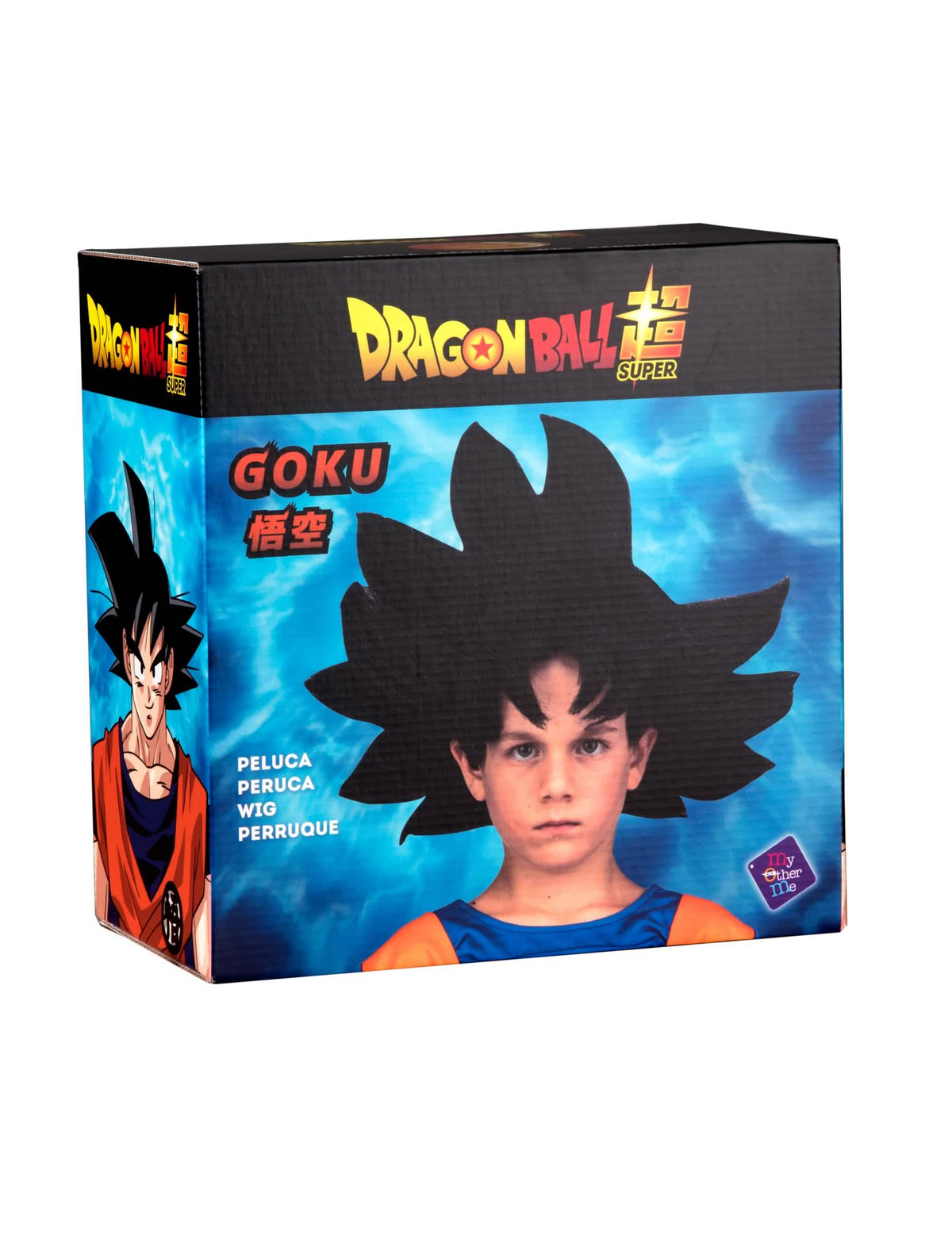 Pohled na krabici s balením paruky Goku Dragon Ball™