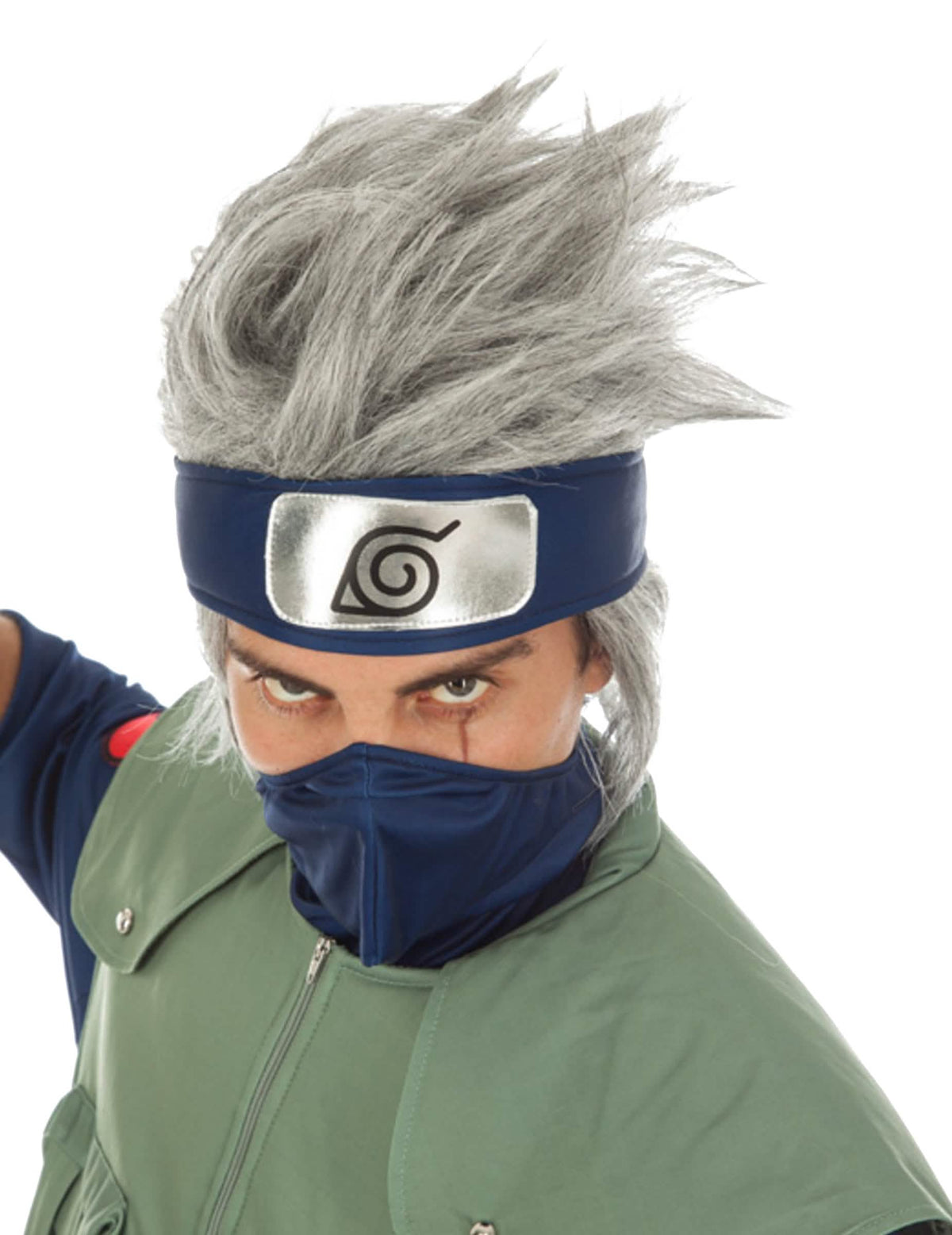 Paruka Kakashi Hatake Naruto™ pro dospělého šedá a rozcuchaná