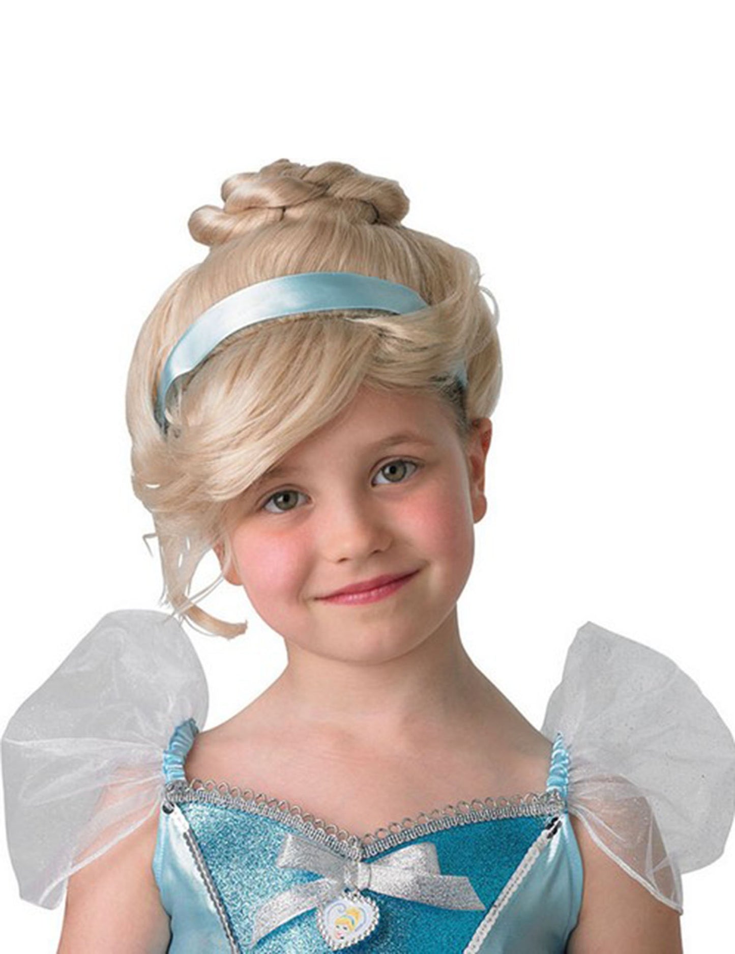 Luxusní paruka Popelka s drdolem a stuhou