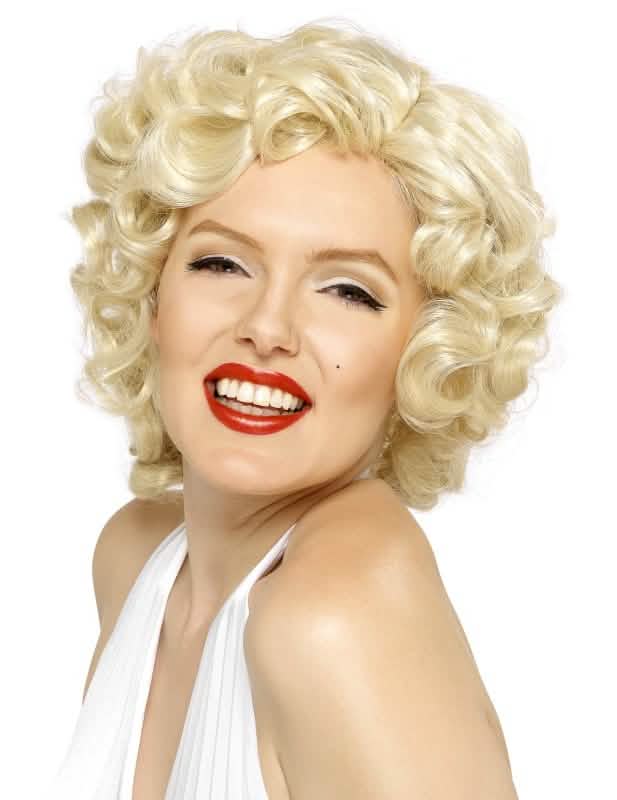 Kudrnatá blond paruka Marilyn Monroe pro ženu