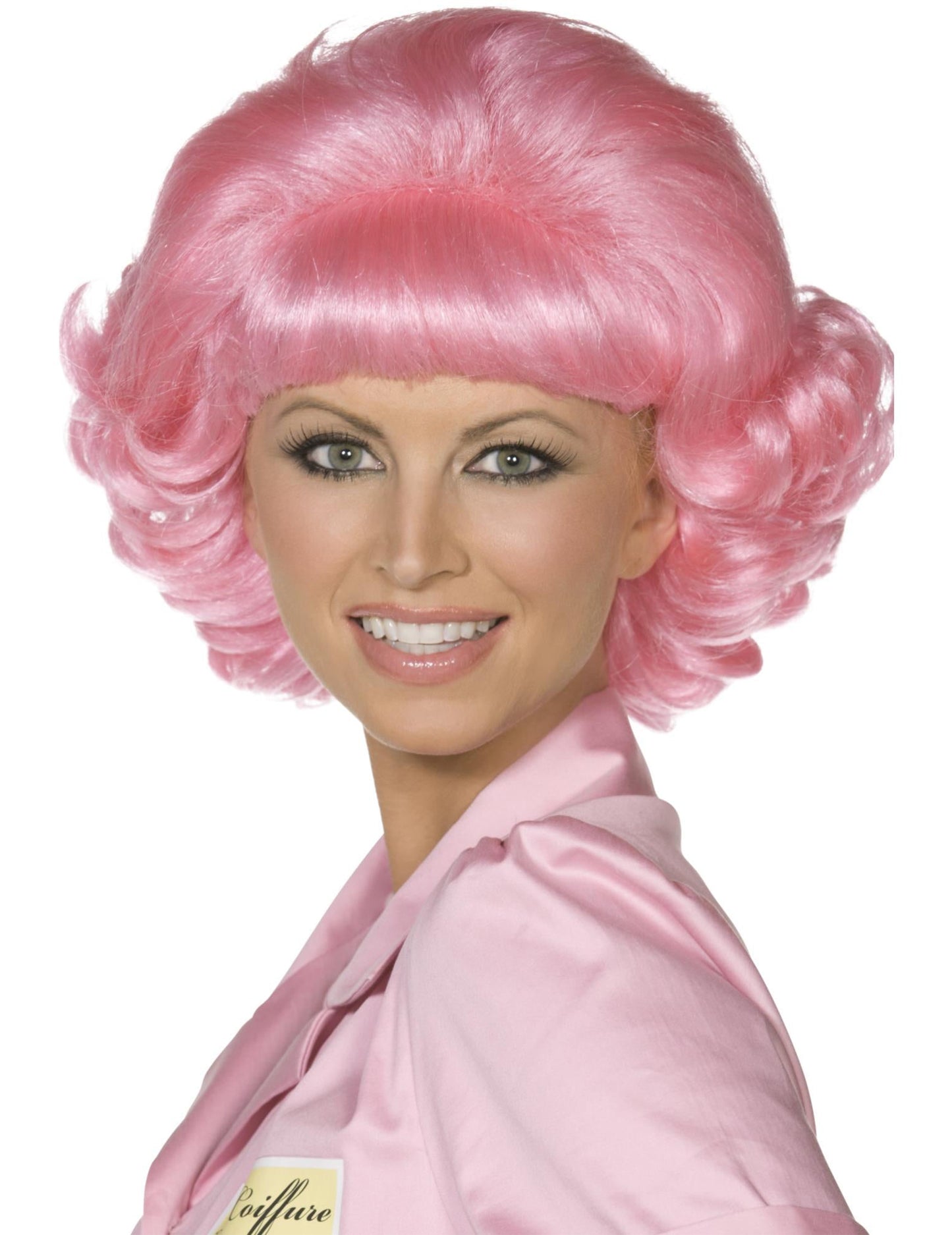Grease Woman Růžová paruka