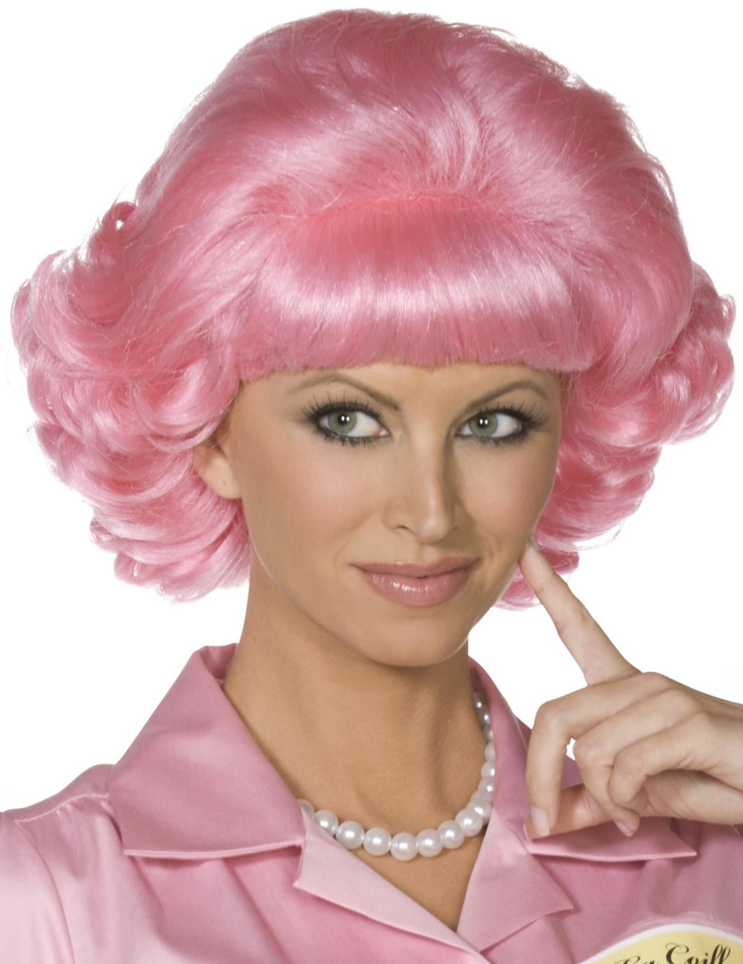 Grease Woman Růžová paruka