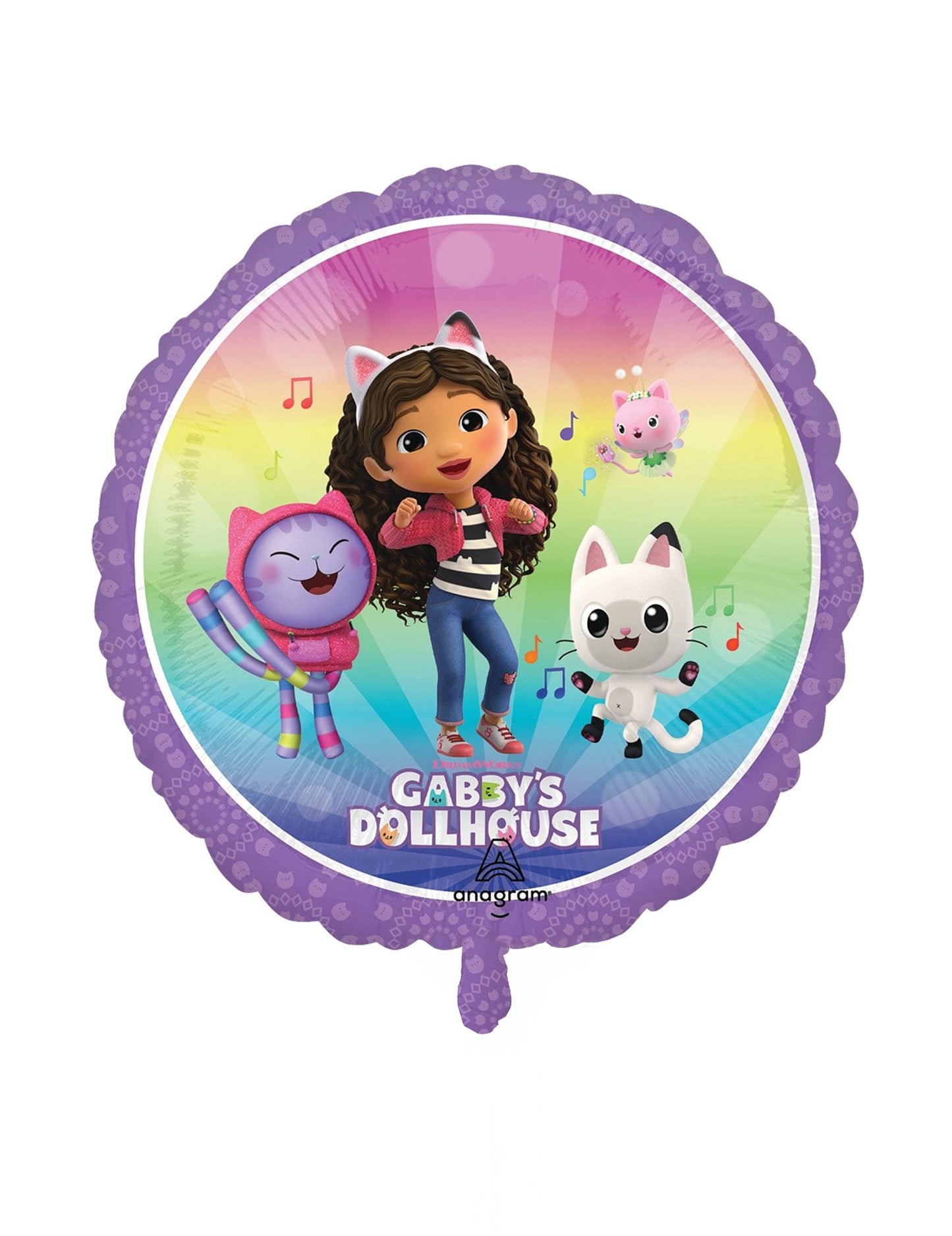 Fóliový balónek Gabby a kouzelný dům, 22 ks cm