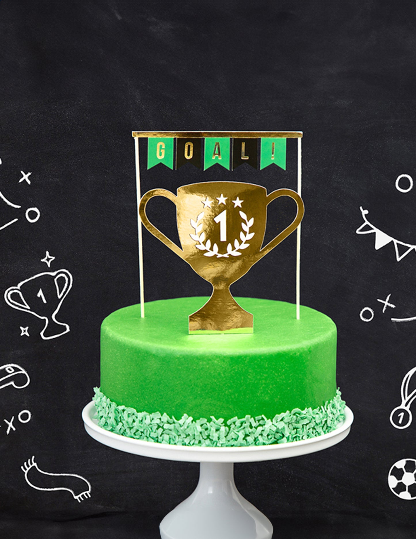 Výběr dortů pro fotbalové šampiony 15,5 - 20 cm