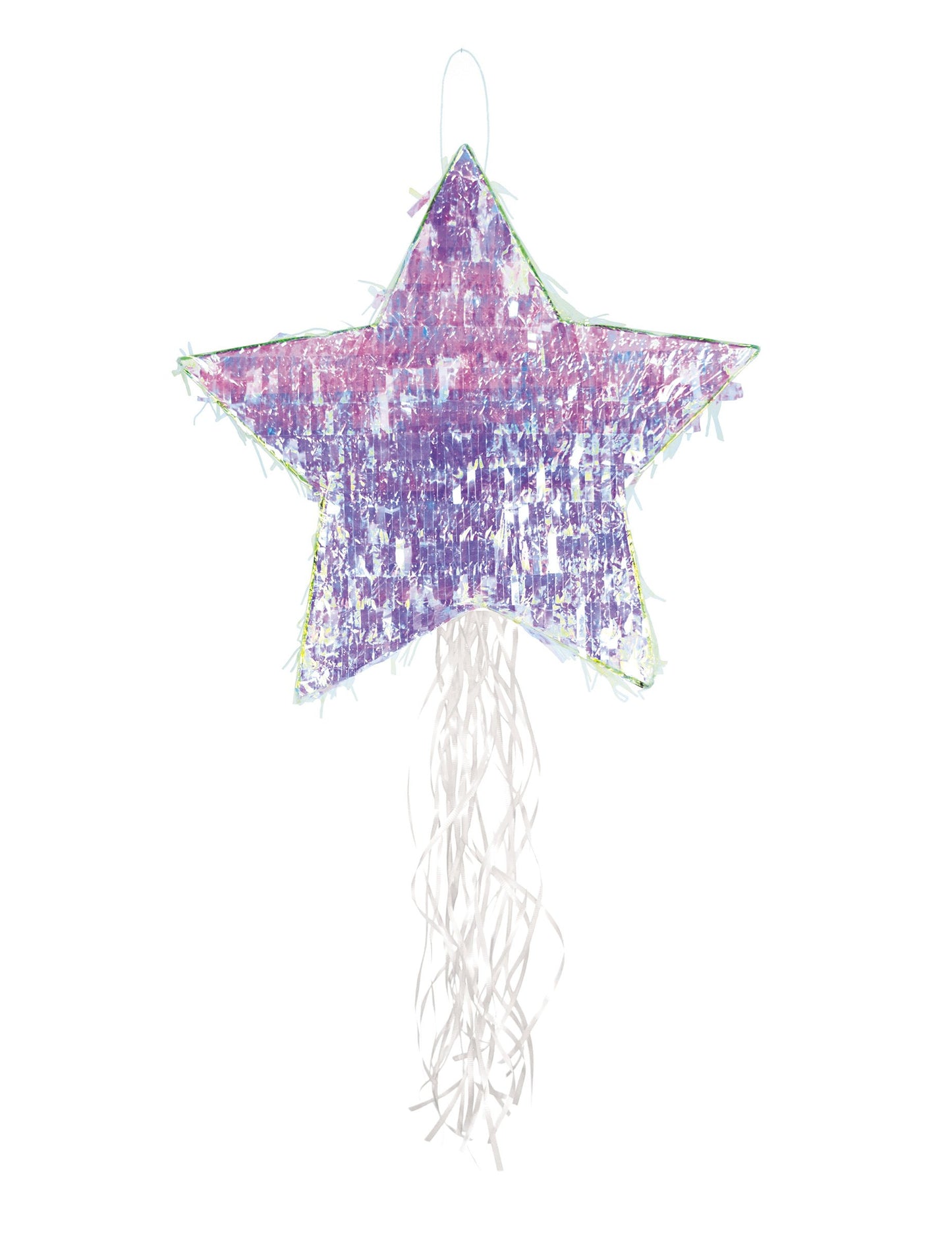 Duhová hvězdná piñata 45 cm