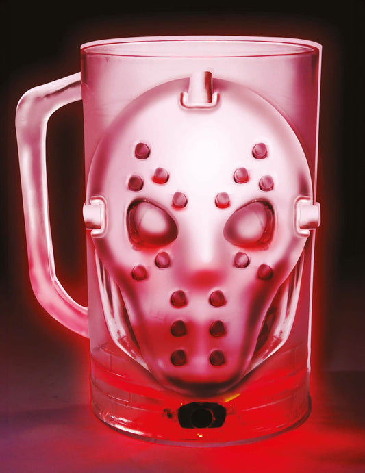 Détail de l'éclairage LED rouge de la pinte assassin