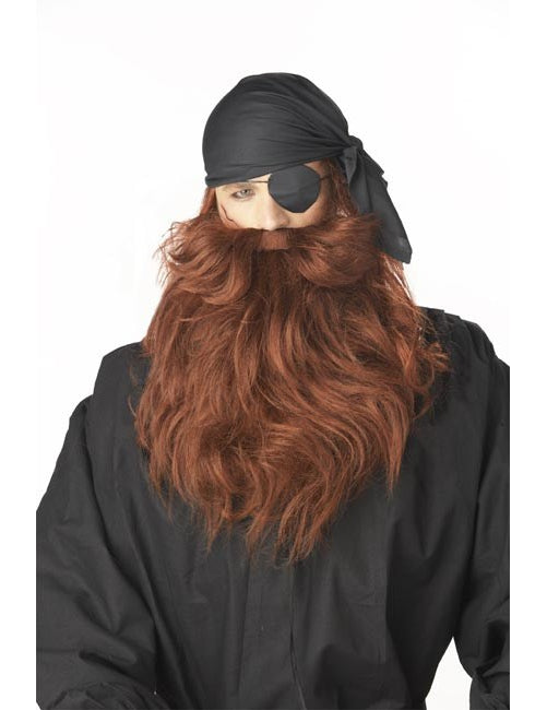 Hnědý pirátský vous