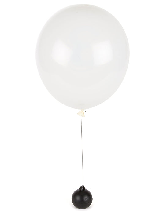 Mise en situation du poids pour ballon hélium pour décoration