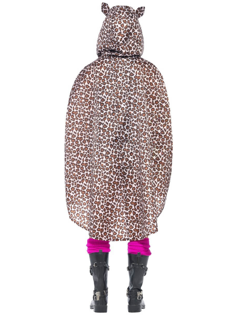 Pončo s leopardím vzorem pro dospělé