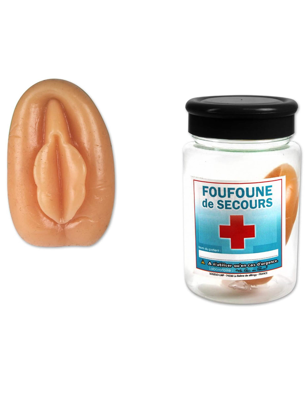 humorné nouzové spodní kalhotky pro dospělý tělové barvy