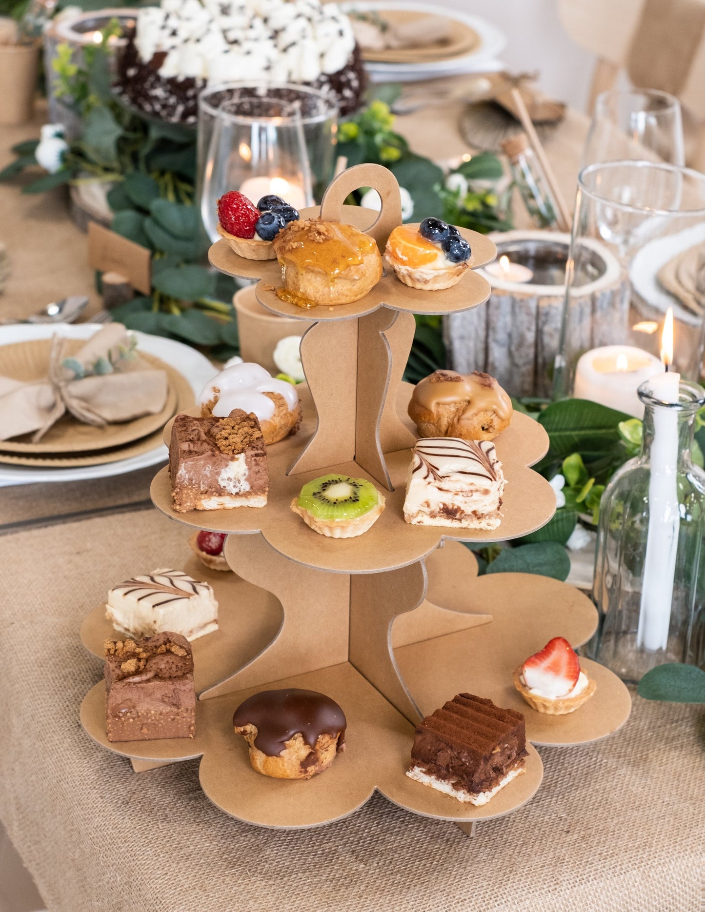 3-vrstvý kraftový kartonový košíček