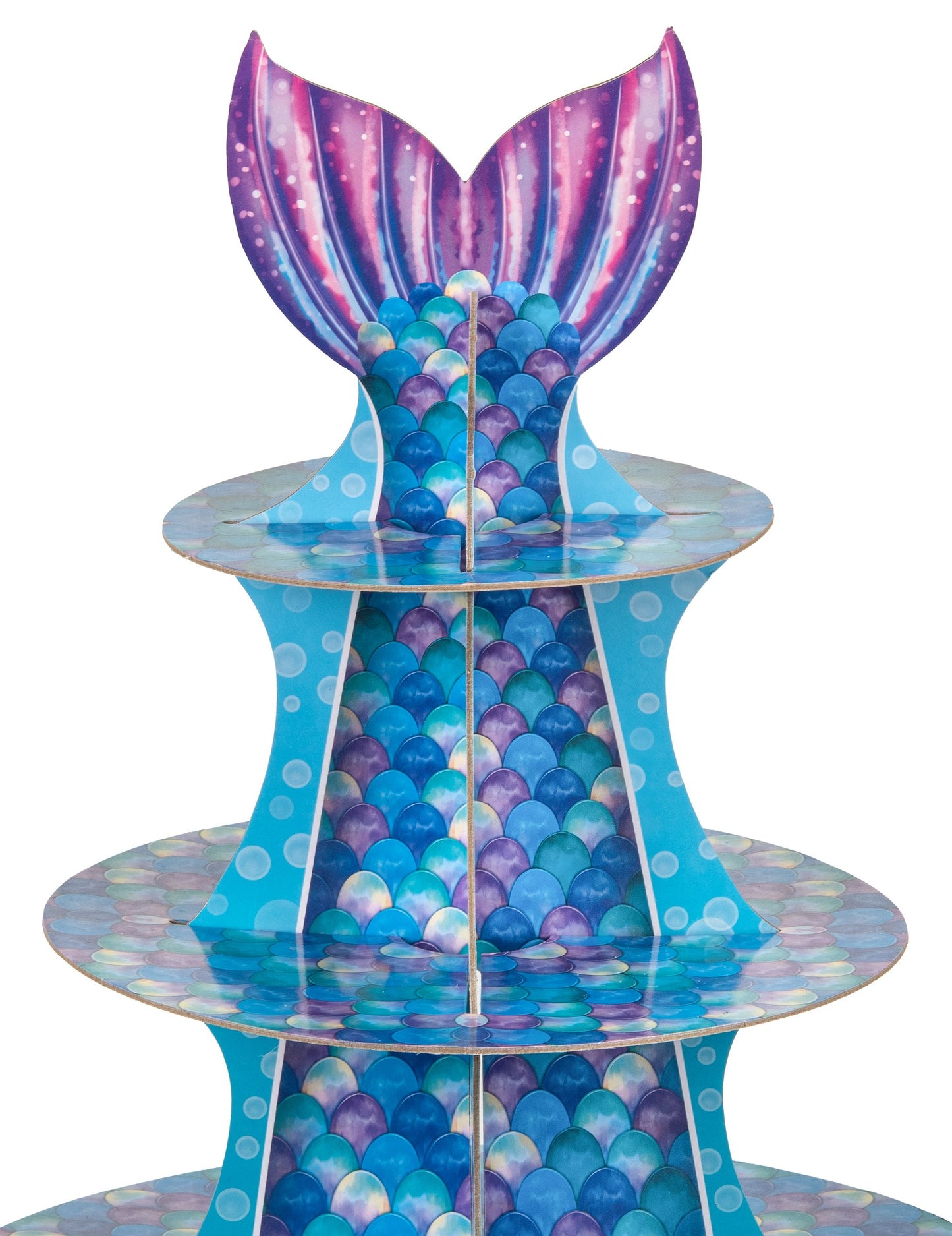 Displej cupcake Blue Purple Siren 40 cm