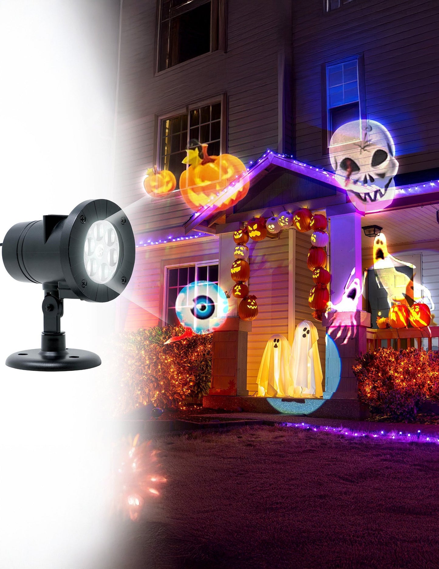 LED projektor siluet