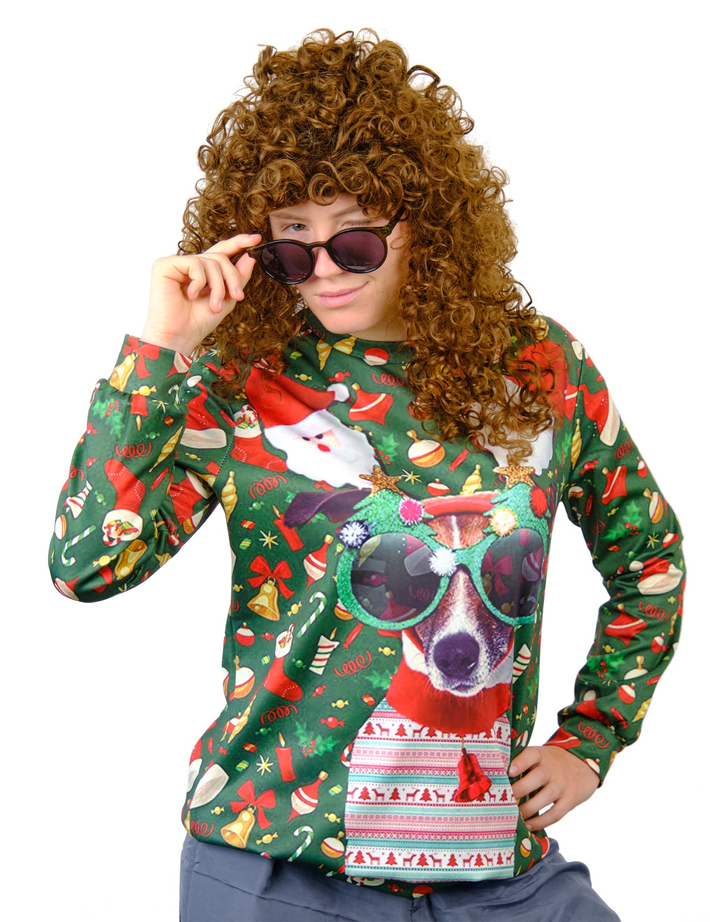 Vánoční svetr s potiskem pro dospělé psy