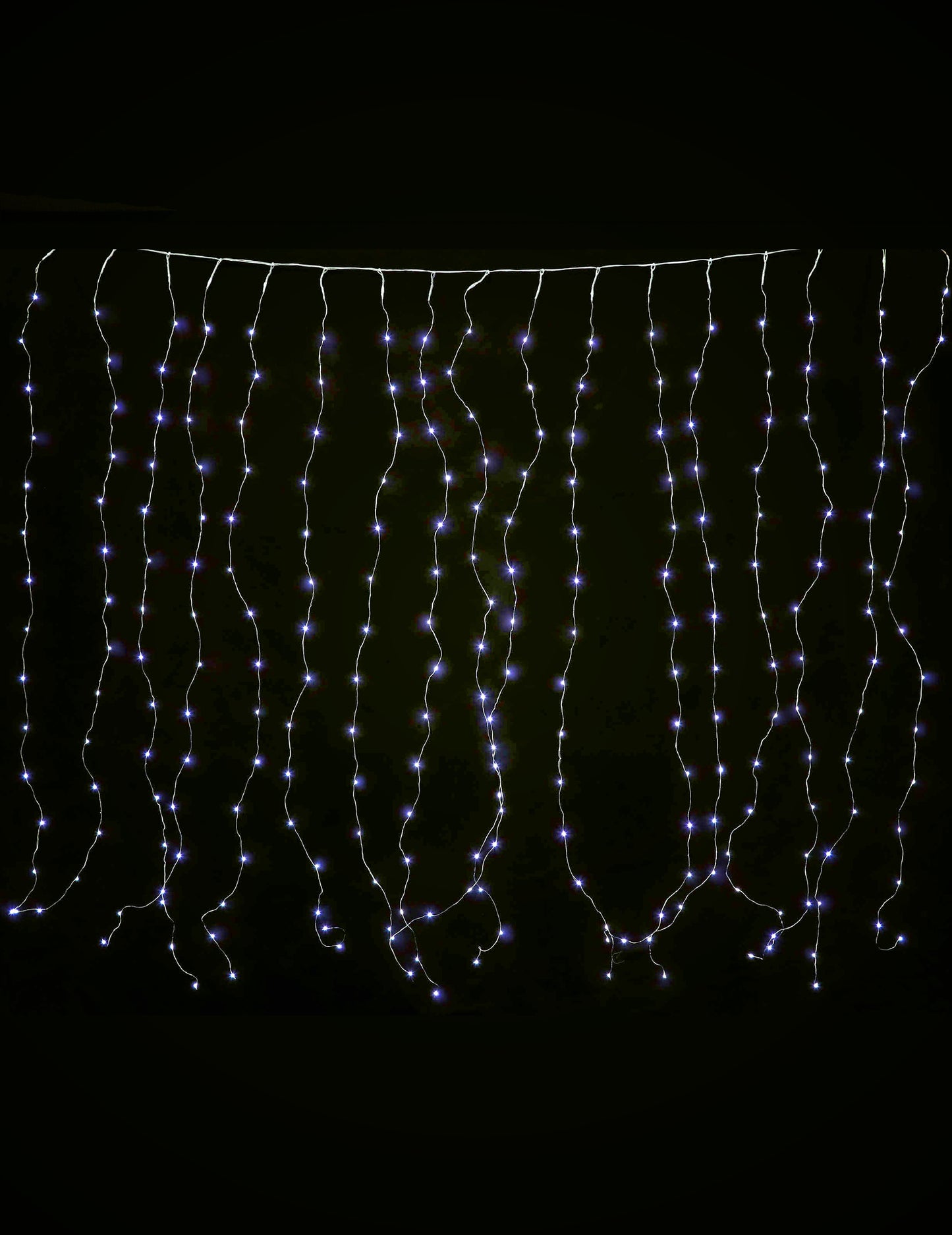 LED záclony studeného bílého světla 1,7 x 0,5 m 90
