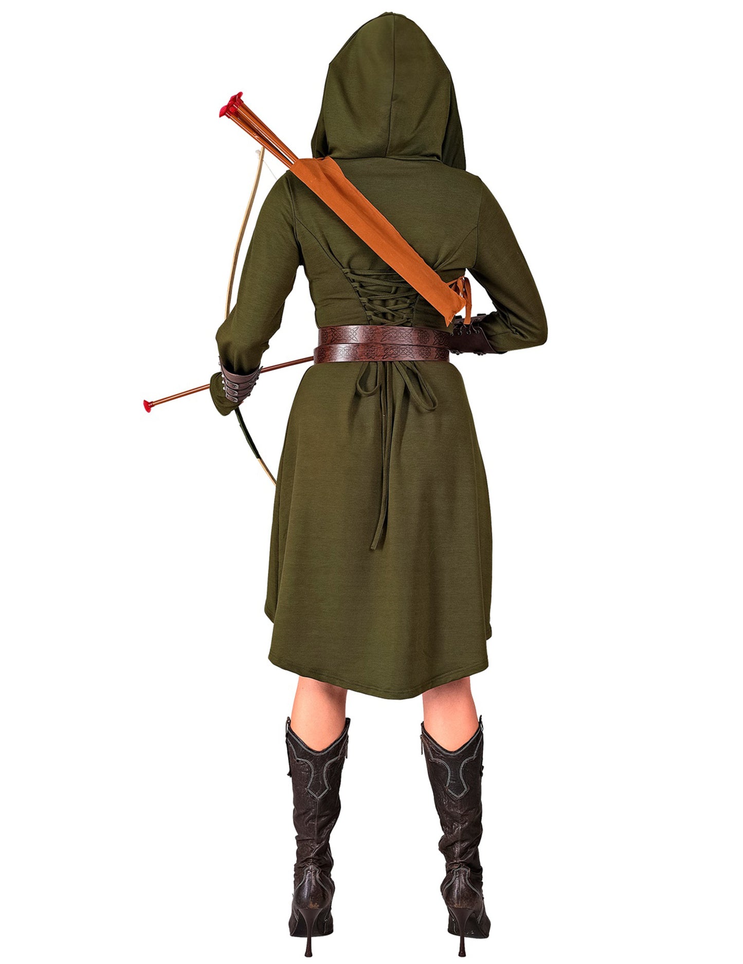Robe gothique médiévale verte femme