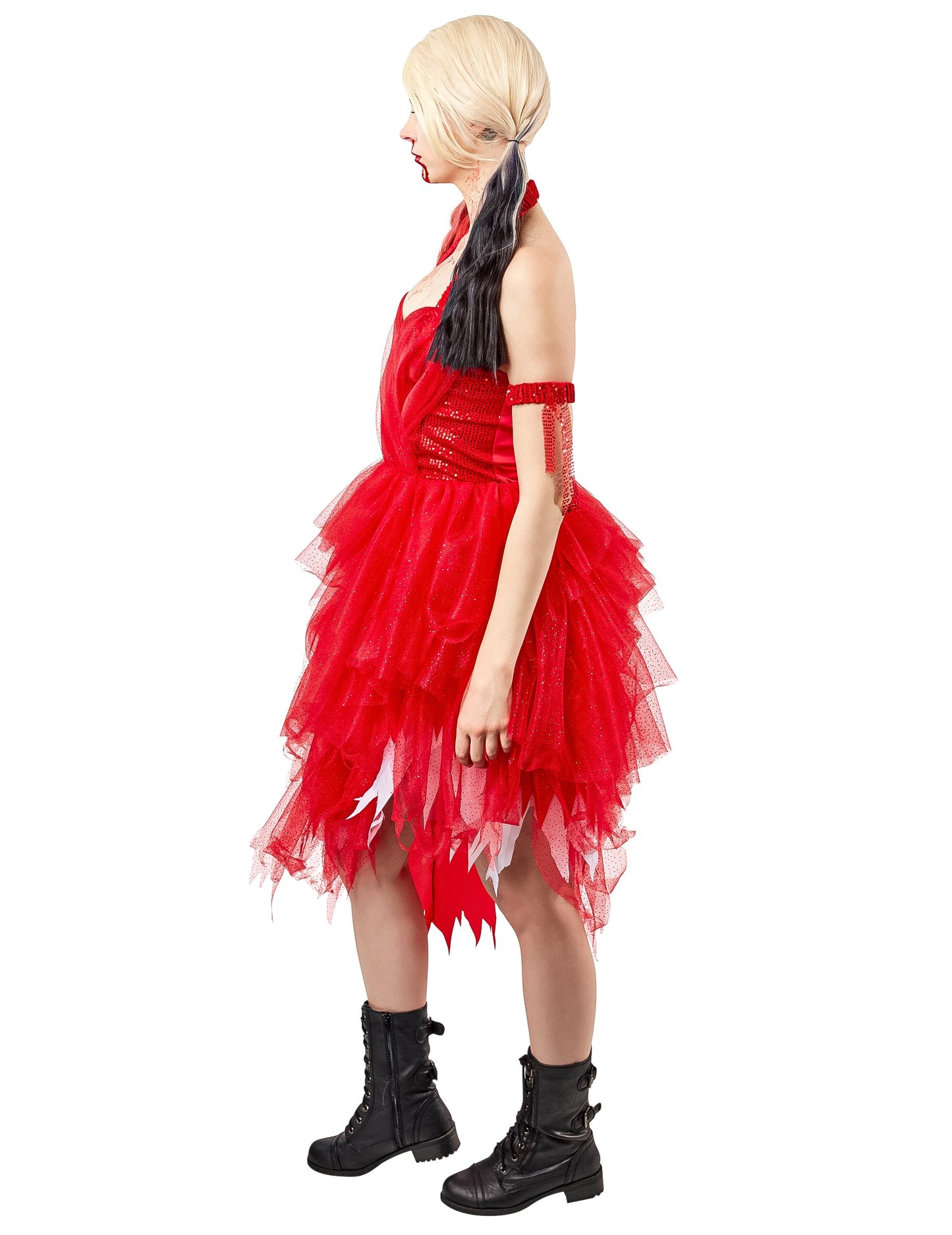 Dámské červené šaty Harley Quinn - Sebevražedný oddíl 2