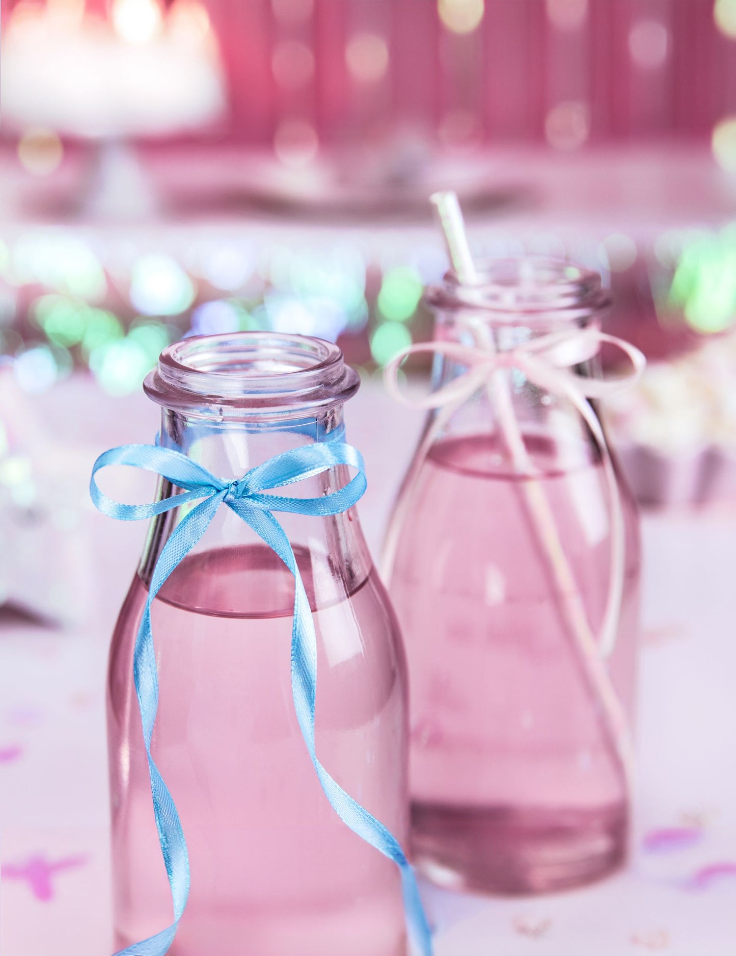 Nebesky modrá saténová stuha 0,6 cm x 25 m