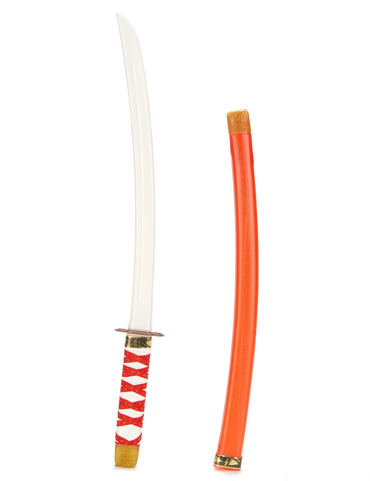 Červený plastový ninja meč pro děti