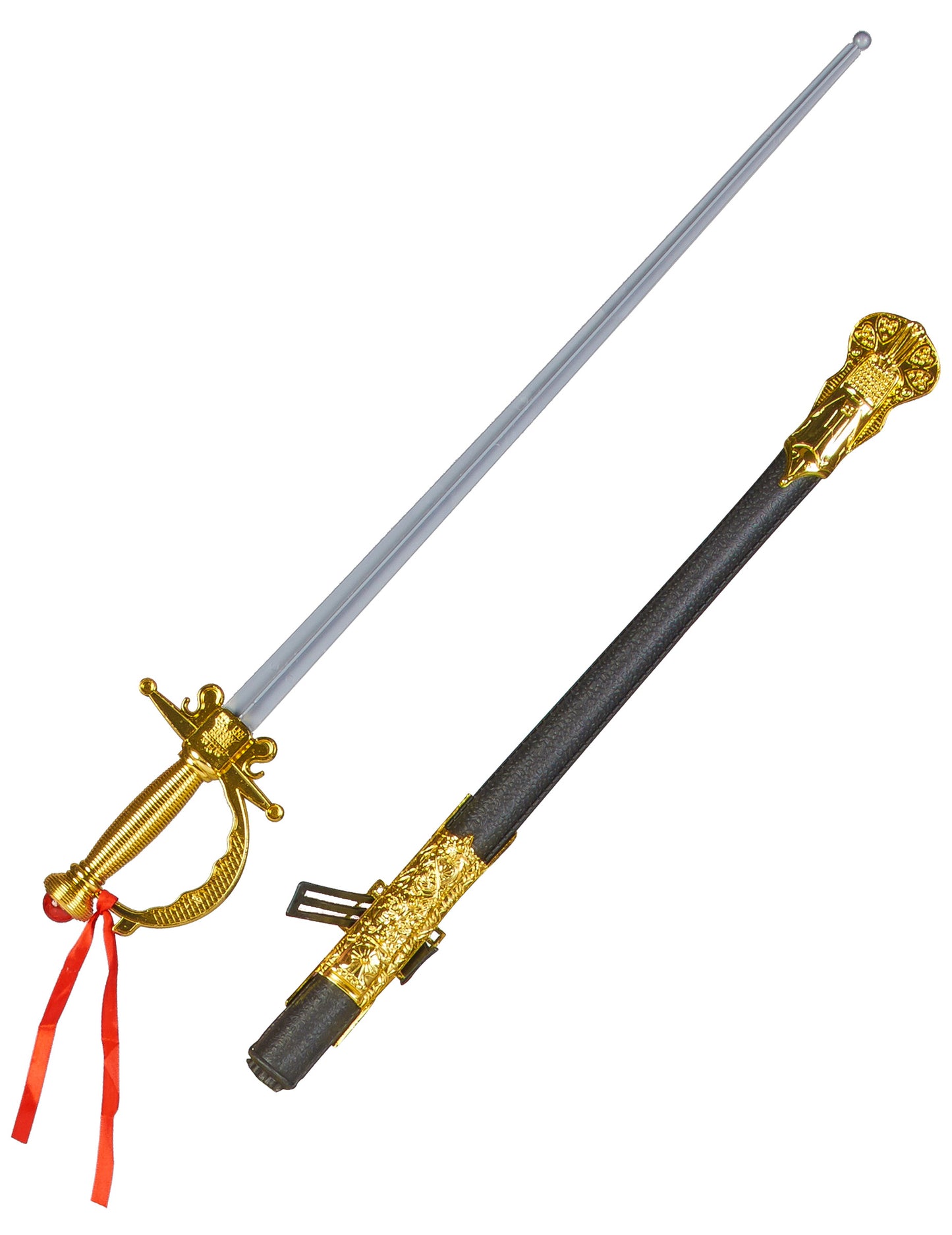 Republikánská šavle se zlatou plastovou rukojetí pro dospělé, rok výroby 66 cm