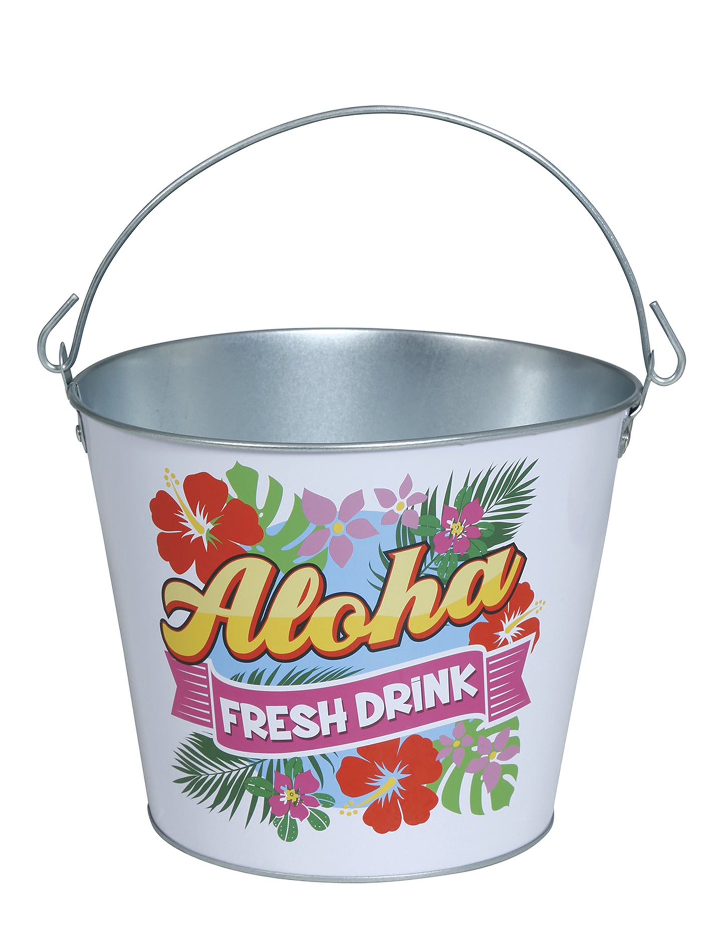 Seau à boissons Aloha Hawaï 19 x 23 cm