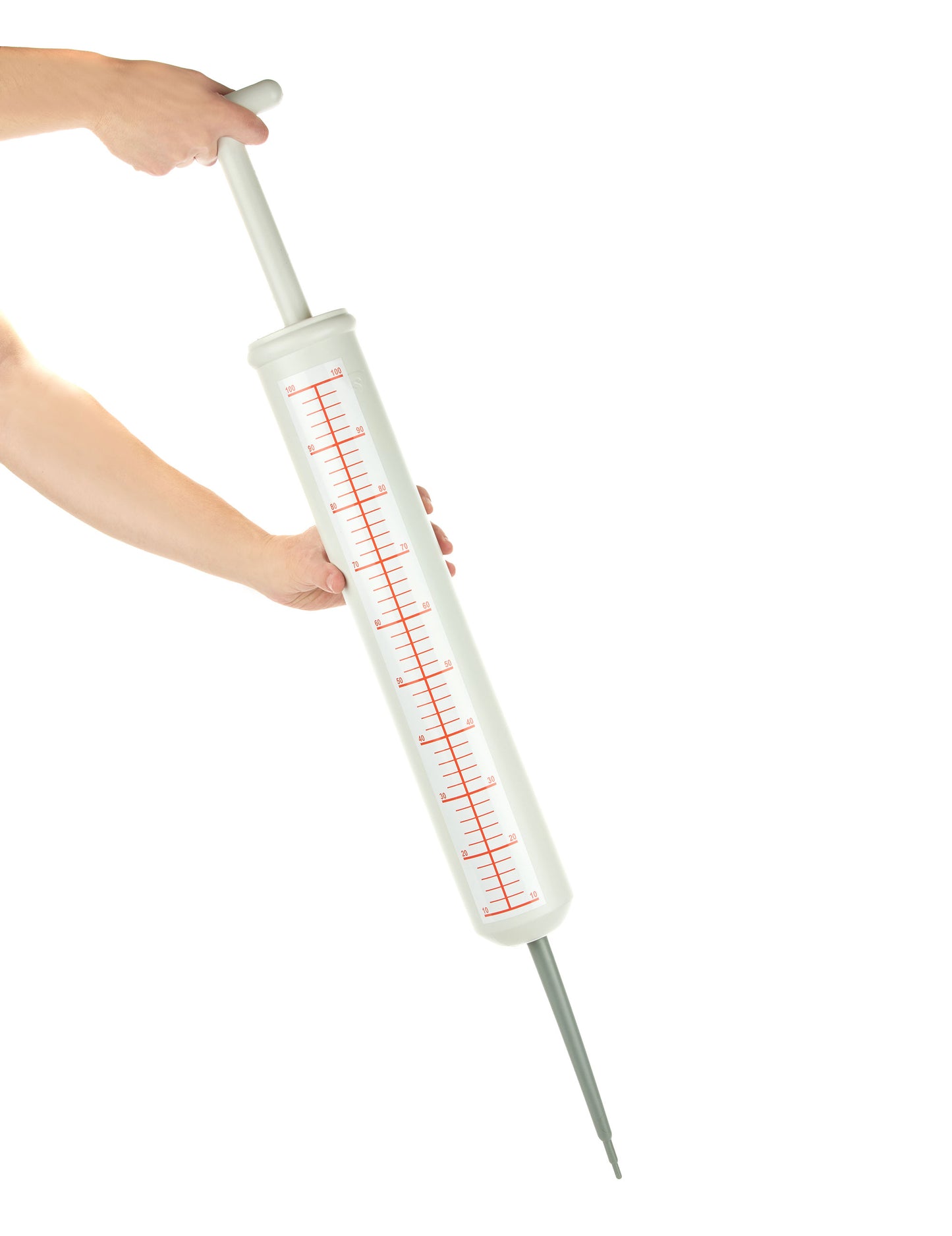 Obří stříkačka pro zdravotní sestry