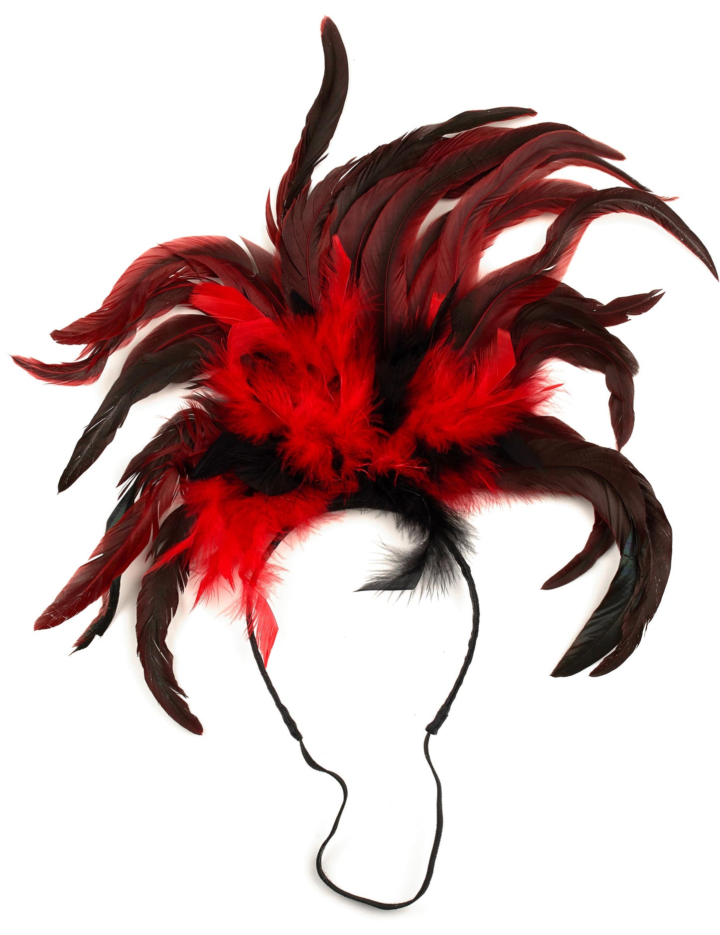 Čelenka pro dospělé s péřovým kabaretem