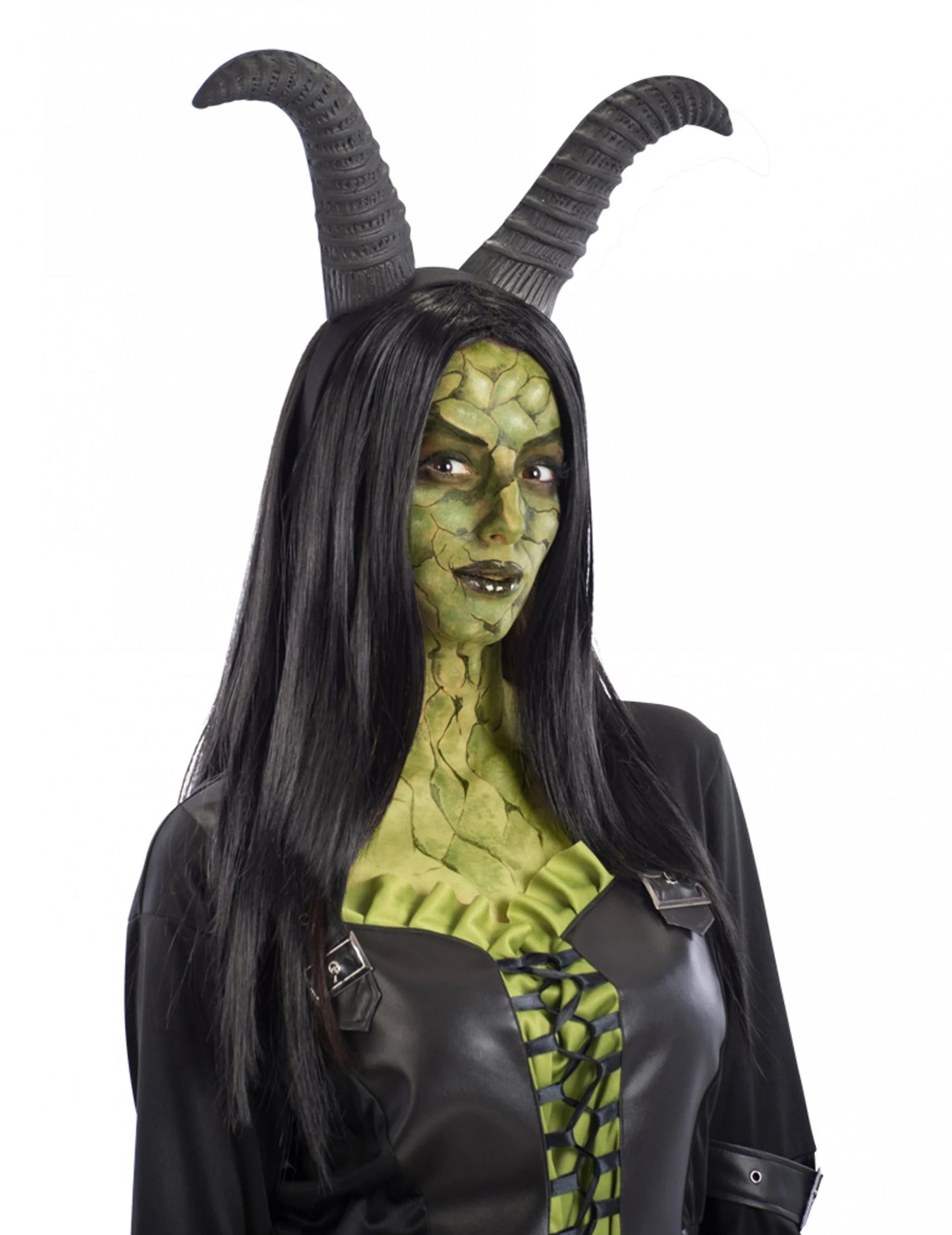 Čelenka pro dospělé s čarodějnickými rohy