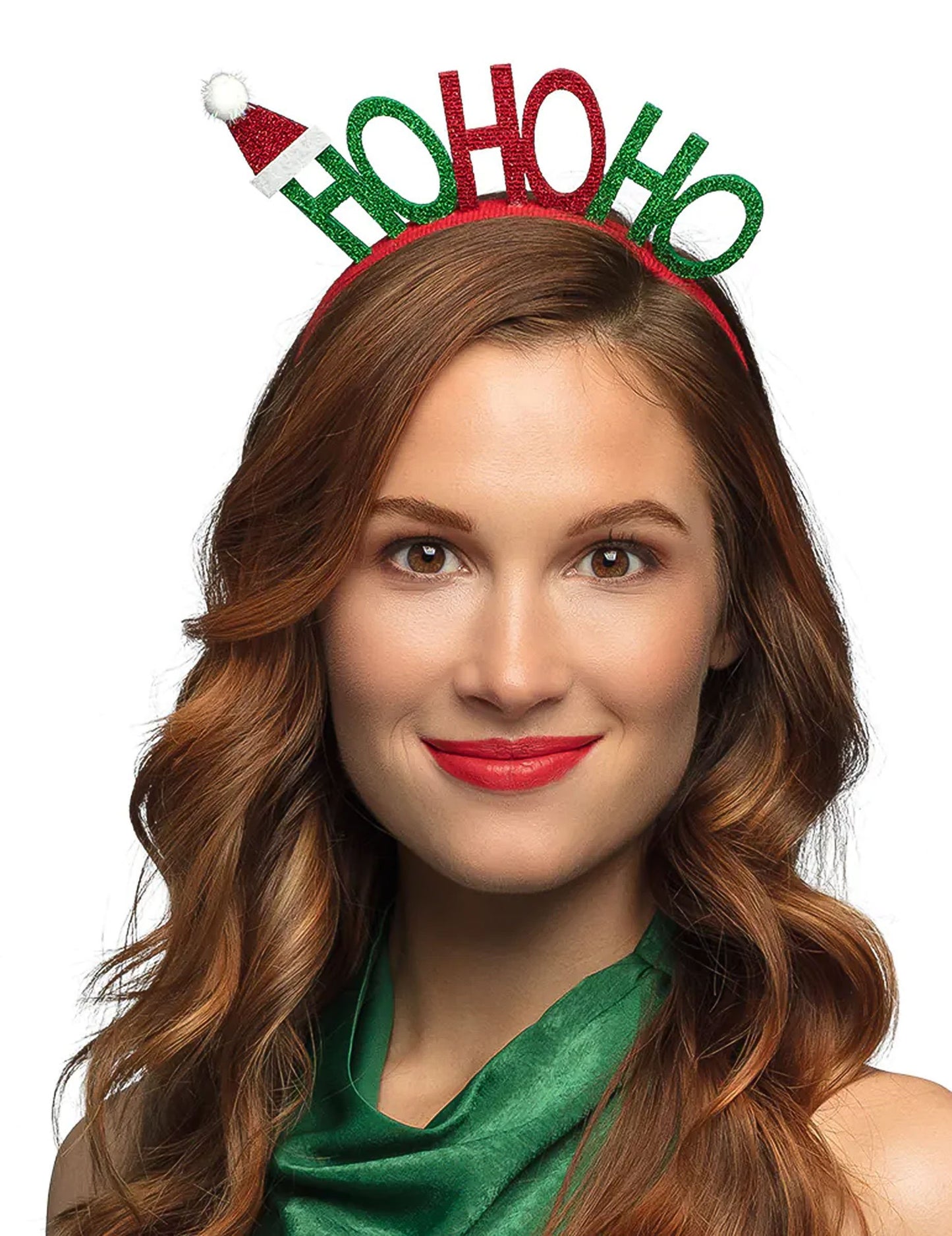 Vánoční čelenka pro dospělé Ho Ho Ho