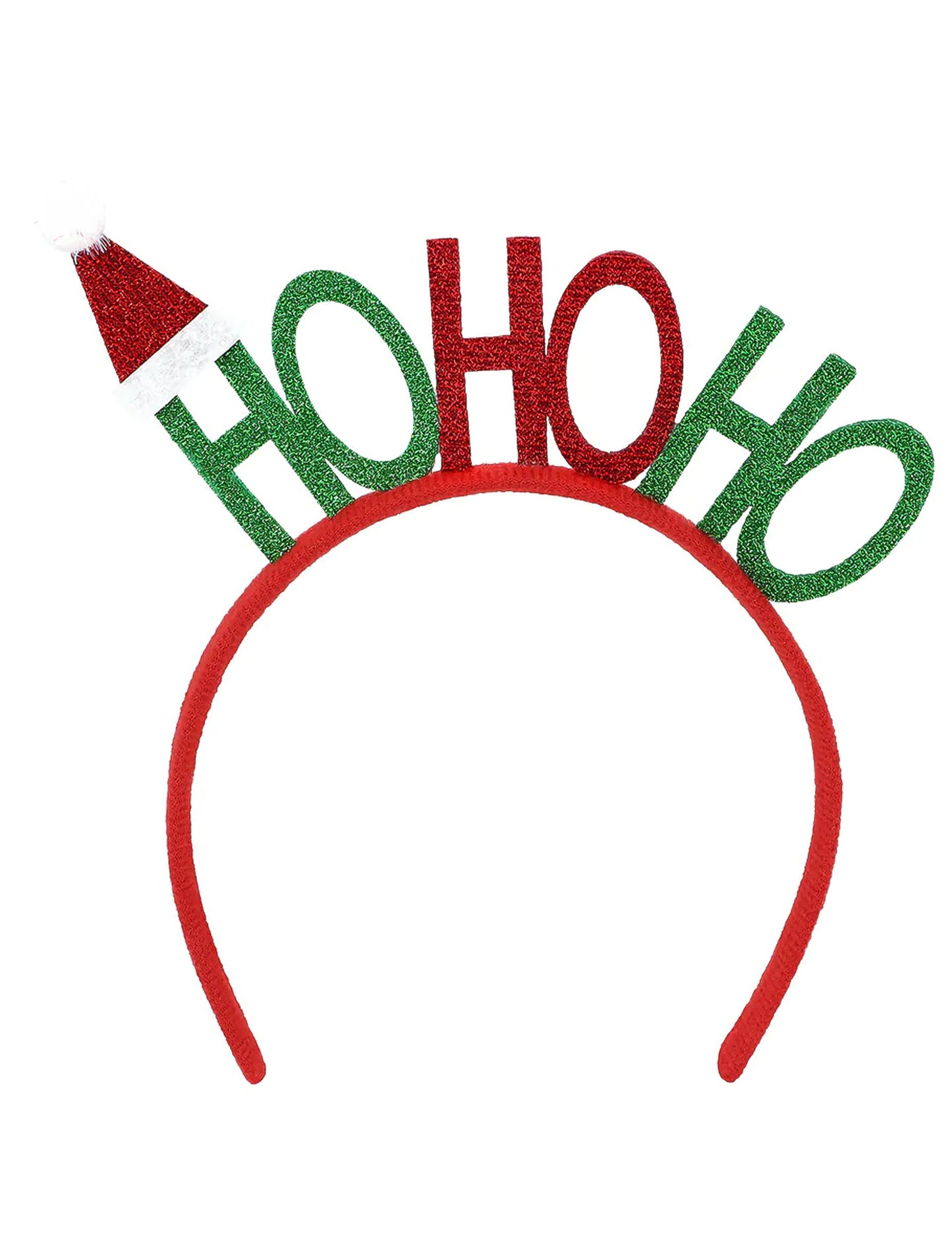 Vánoční čelenka pro dospělé Ho Ho Ho