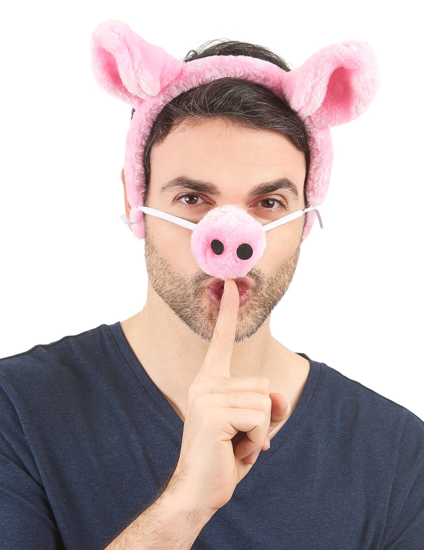 Čelenka a nos pro dospělé prase