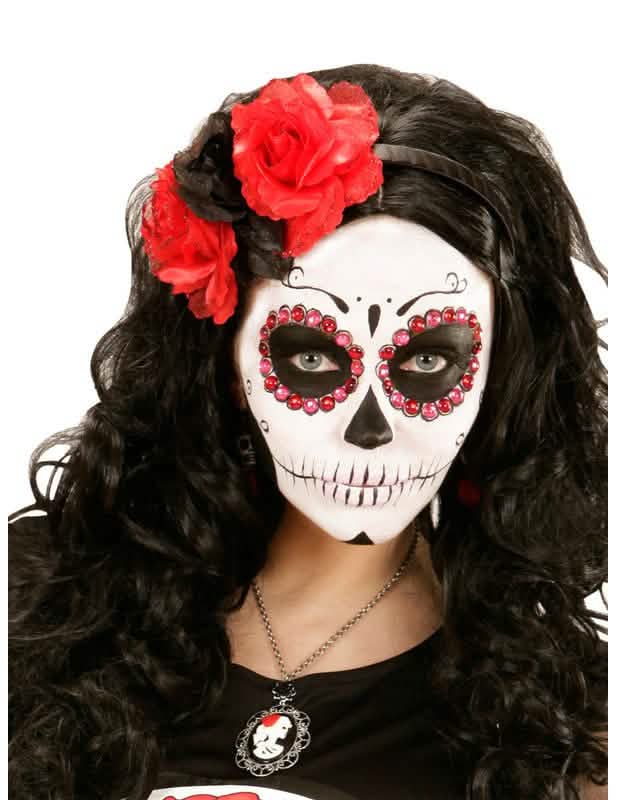 Ukázka čelenky Dia de los muertos