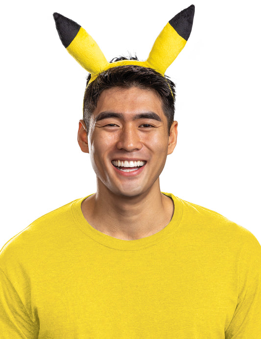 Vue de face du serre tête Pikachu pokémon