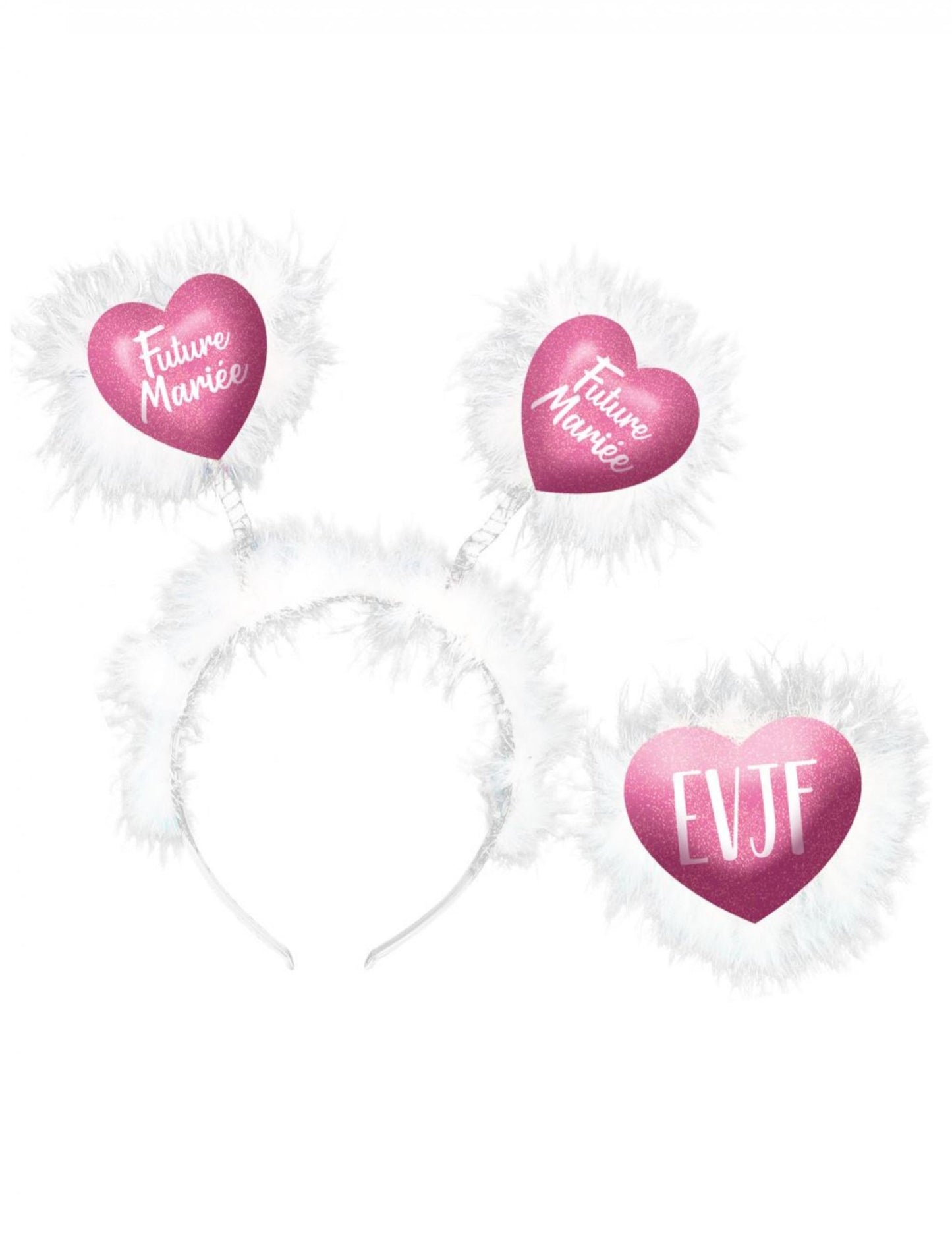 Svatební čelenka z peří