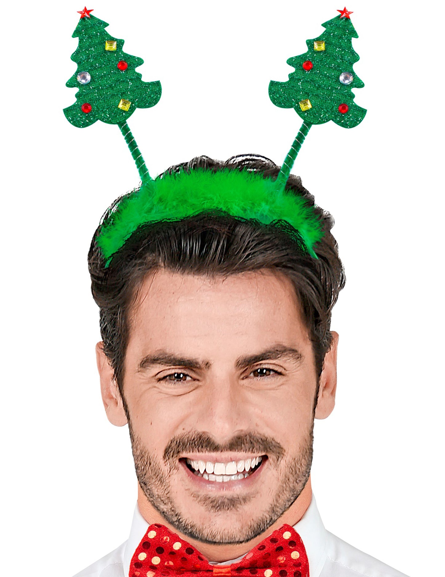 Haarreifen mit Weihnachtsbäumen