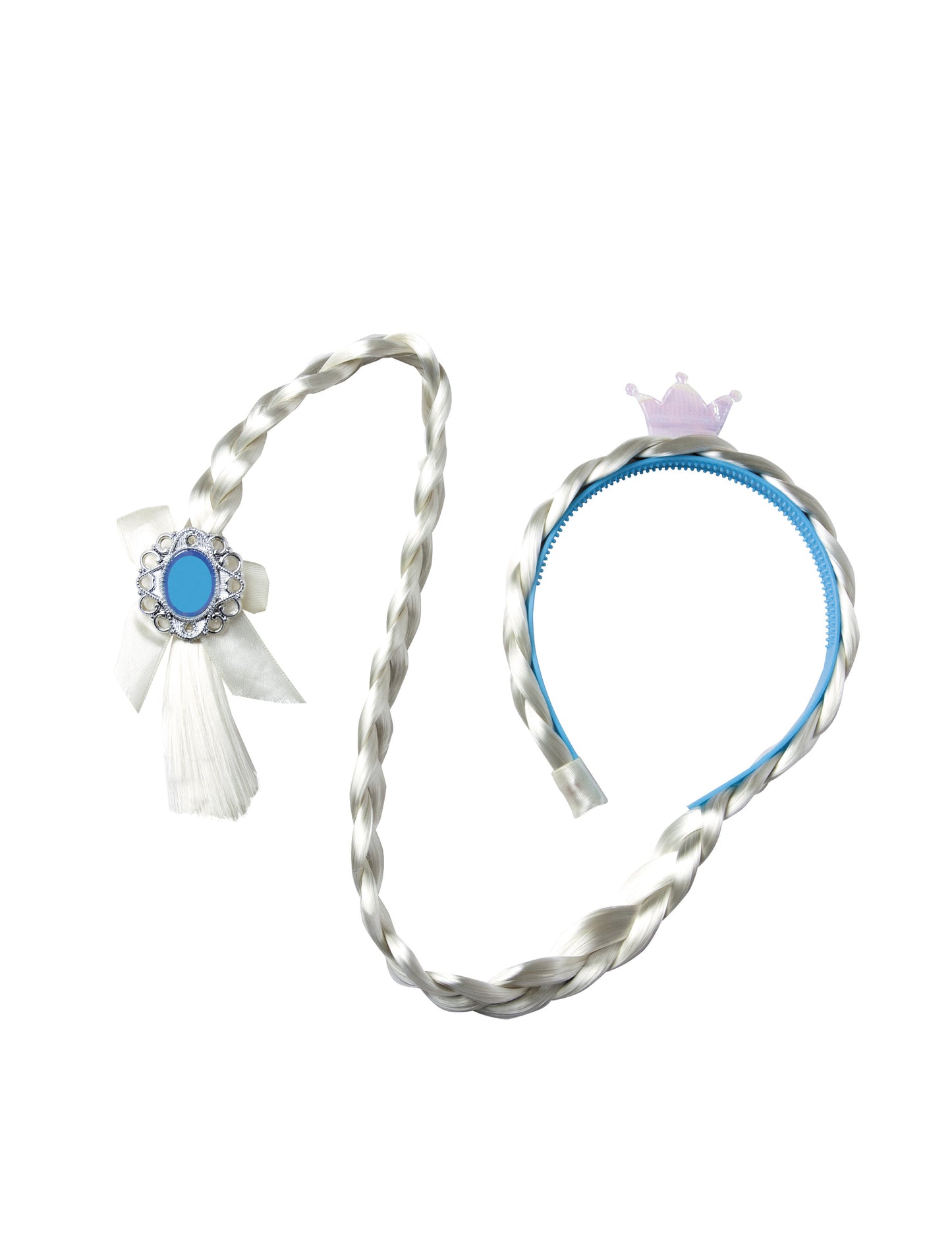 Dětská čelenka s copánkem Ledová princezna