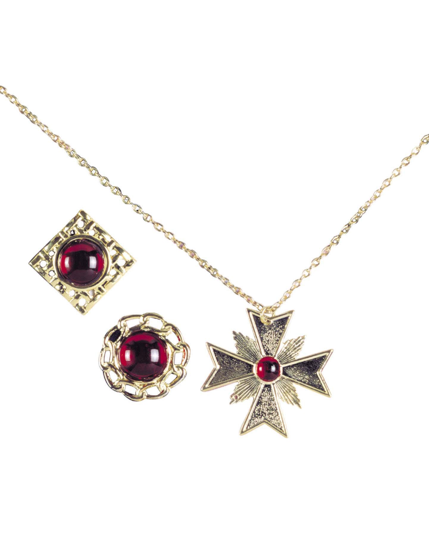 Sada šperků pro dospělé s upíry na Halloween