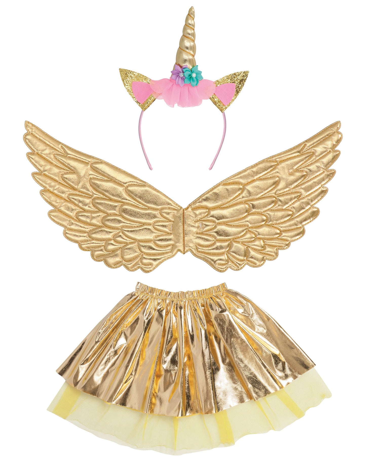 Dětská zlatá sada jednorožců