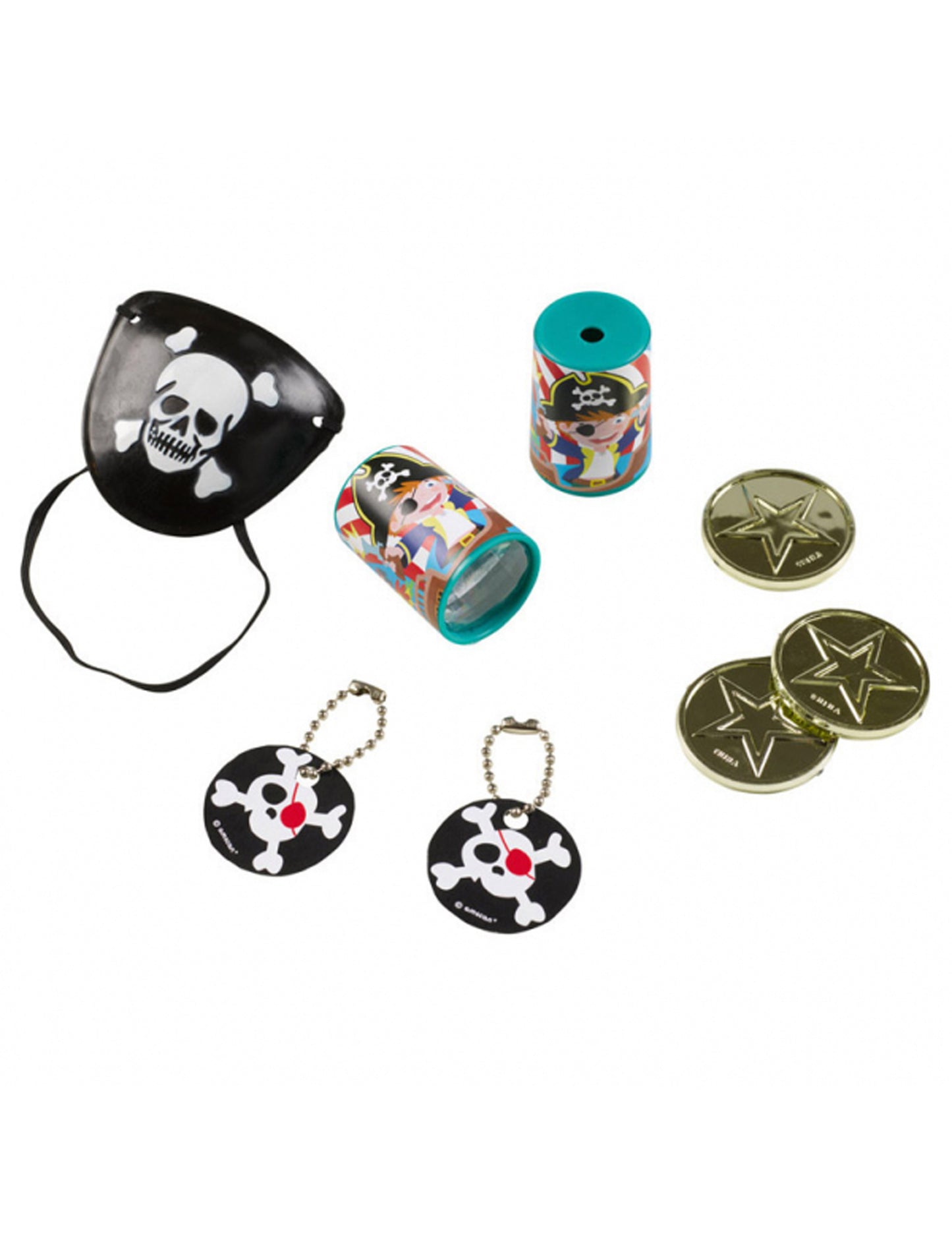 Sada 24 malých pirátských hraček pro děti