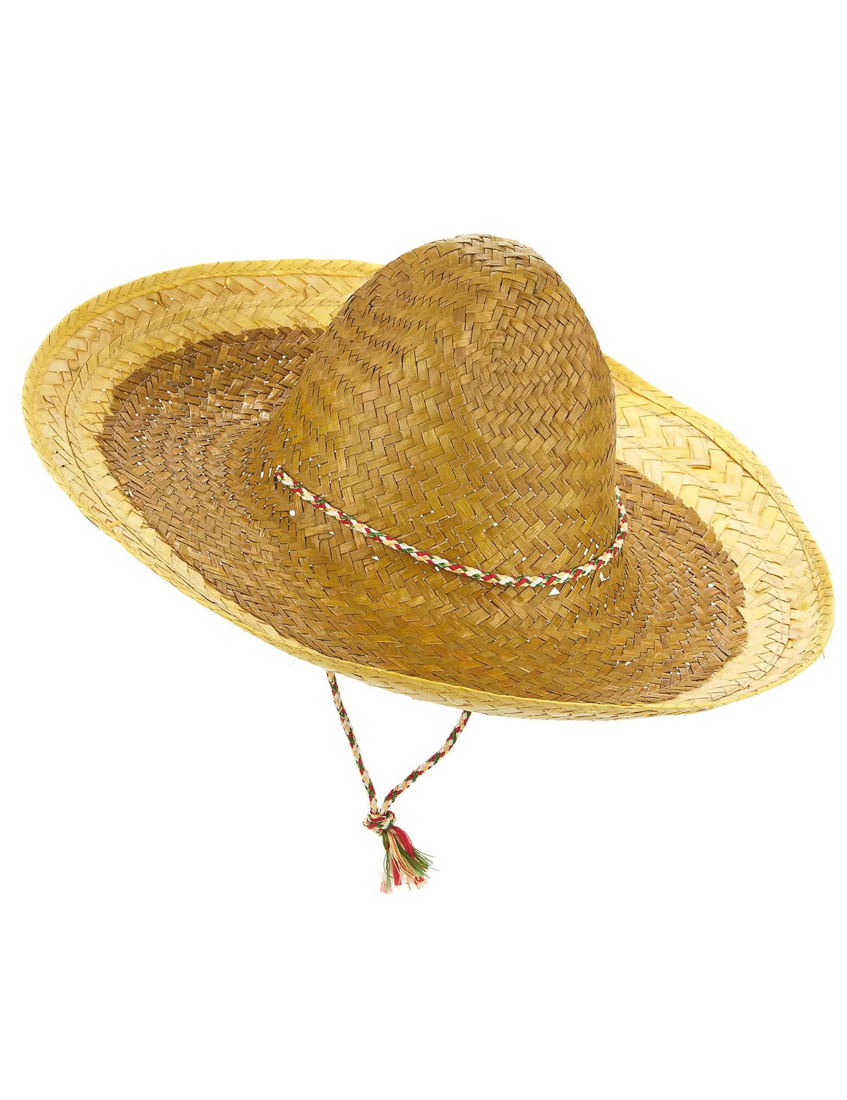 Boční pohled na mexické sombrero pro dospělý žlutá