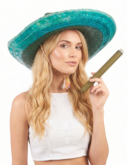 Zelené mexické sombrero pro dospělé