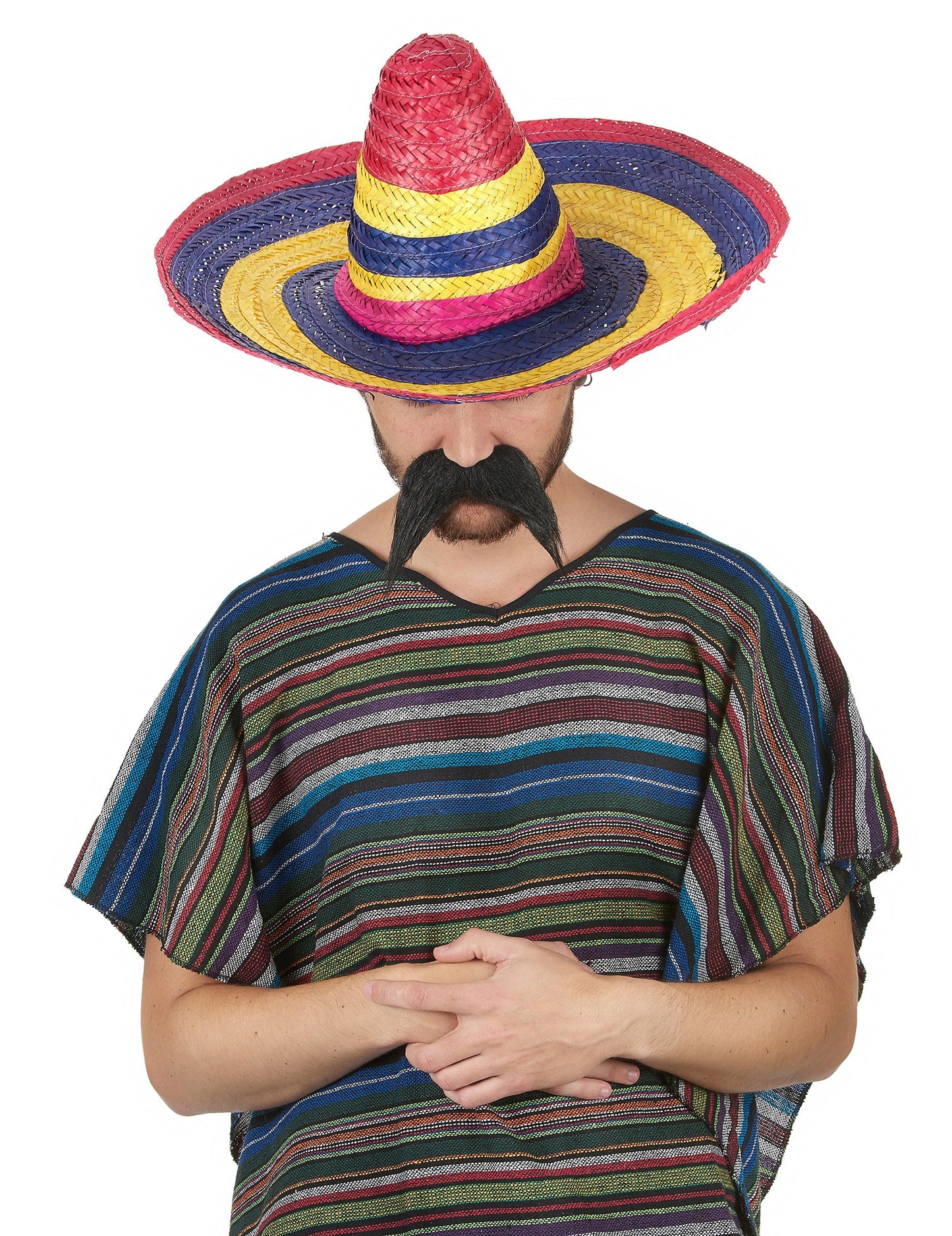 Dospělý vícebarevný Sombrero 50 cm