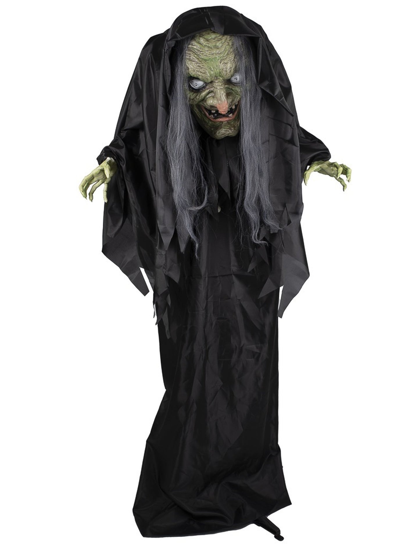 Hunchbacked Witch - animovaná, zvuk, jasná 160 cm