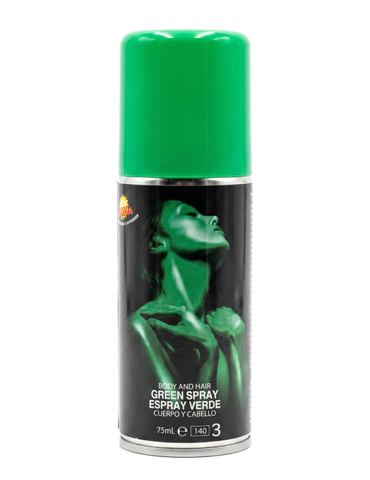 Tělový sprej s třpytkami v zeleném provedení 75ml