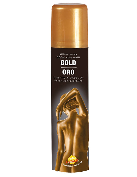 Tělový sprej se zlatým třpytem 75ml