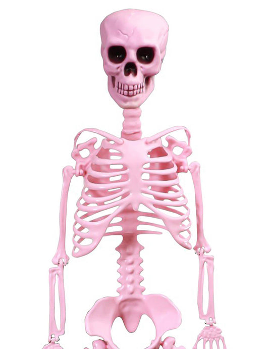 Růžová kloubová kostra Summerween 1 m