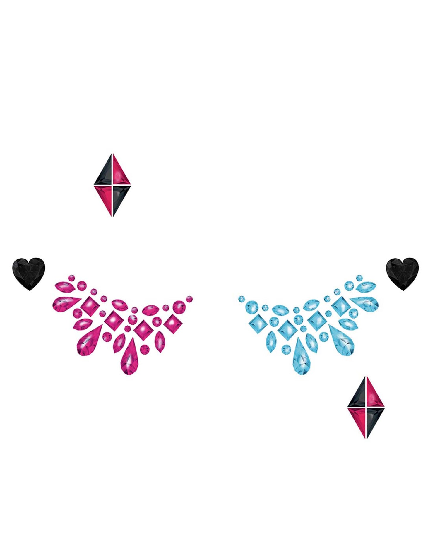 Samolepicí kamínky s motivem nebezpečné dívčí tváře